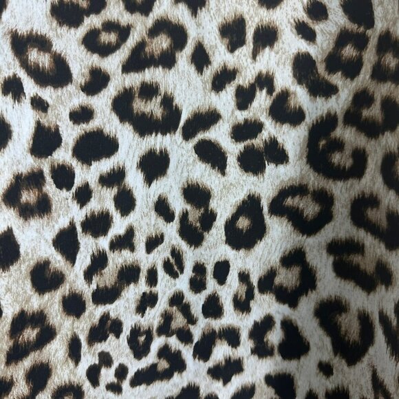 Equipment Dalton Leopard Print Tunic Women’s V-Neck Long Sleeve Yellow Trim Smal - Picture 11 of 11